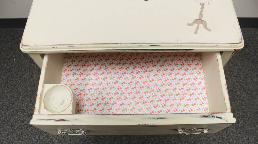 Two-Drawers Side Table