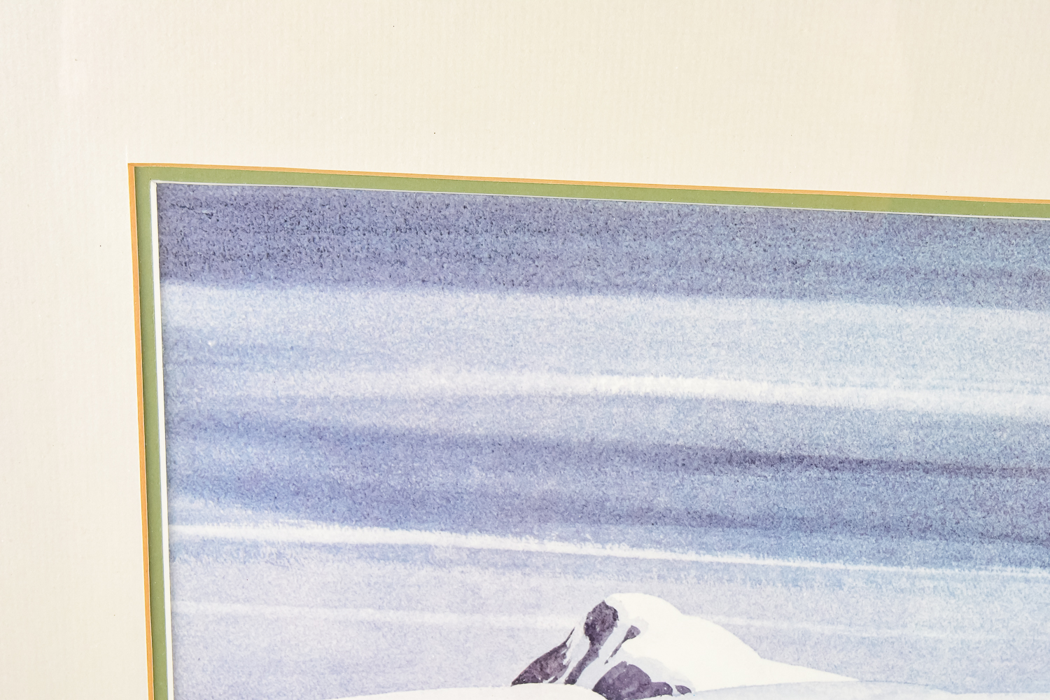 Skiing Lithograph by Bill Alexander