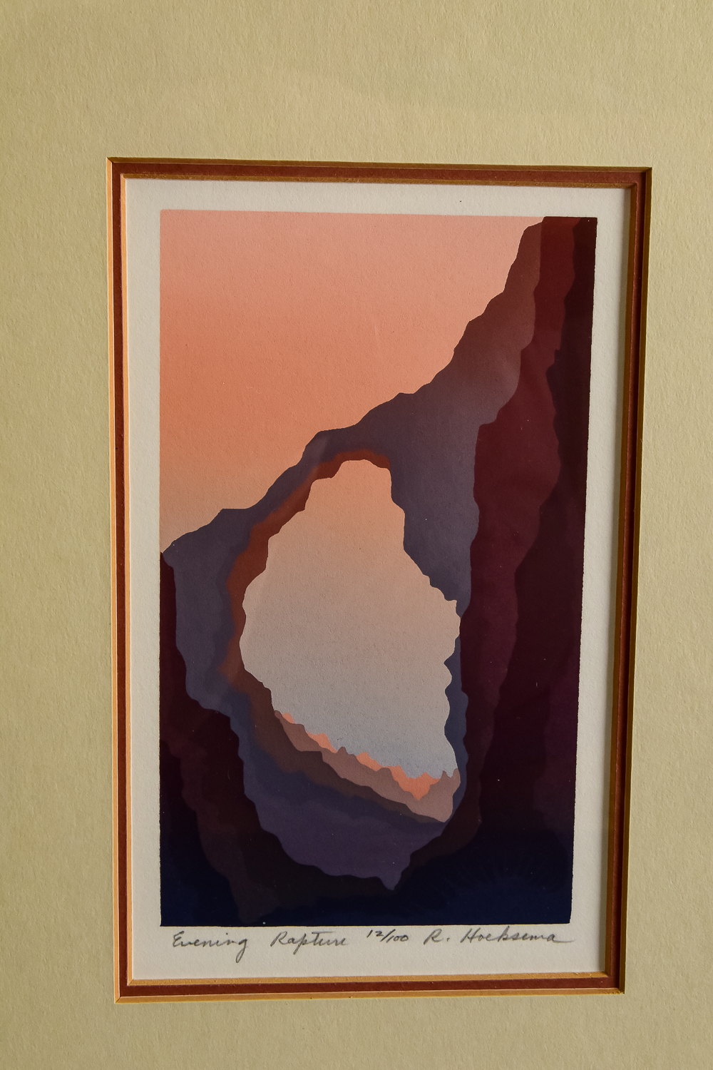 Pair Of Signed, Limited Edition Ronald Hoeksema Serigraphs