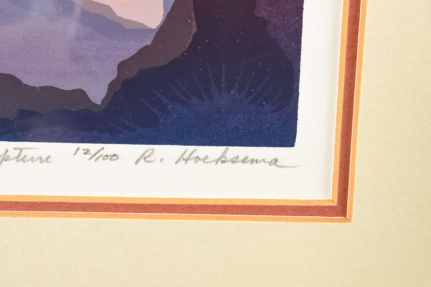 Pair Of Signed, Limited Edition Ronald Hoeksema Serigraphs