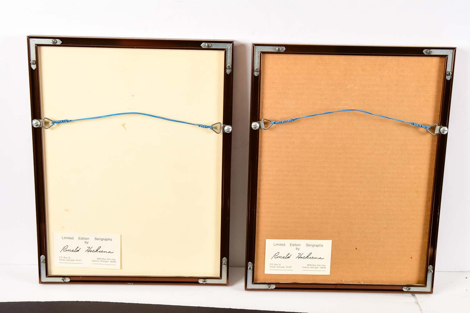 Pair Of Signed, Limited Edition Ronald Hoeksema Serigraphs