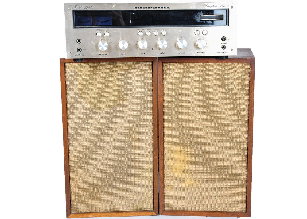 Vintage Marantz Stereophonic Receiver and KLH Speakers