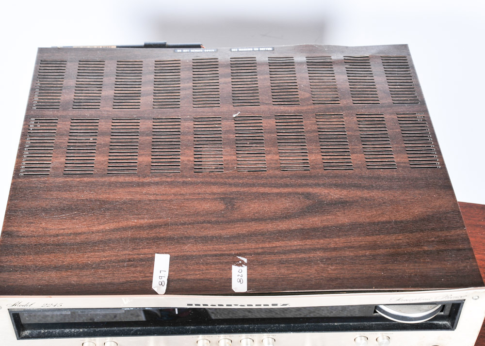 Vintage Marantz Stereophonic Receiver and KLH Speakers