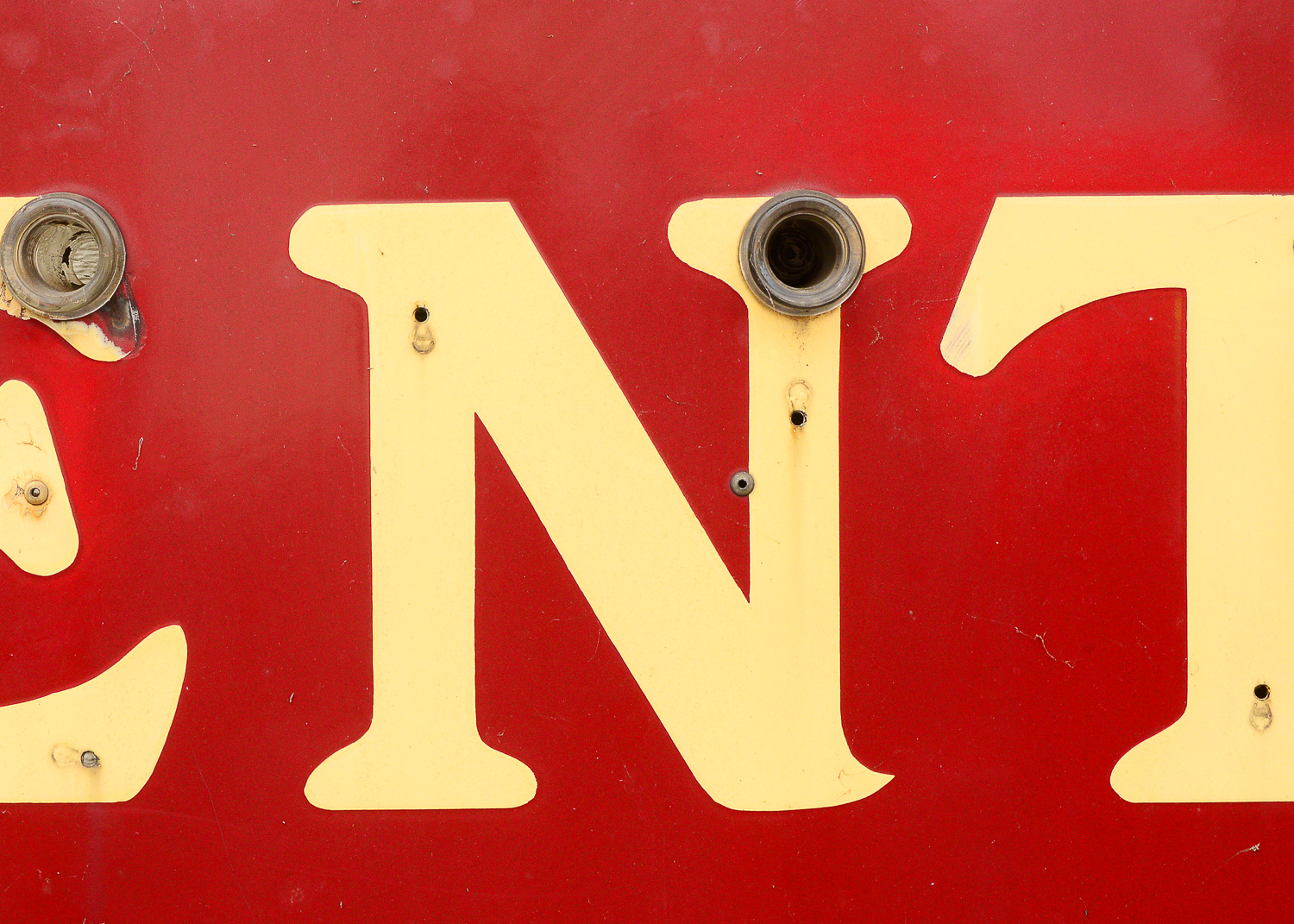 Circa 1940s Tennessee Central Railway Double-Sided Neon Sign