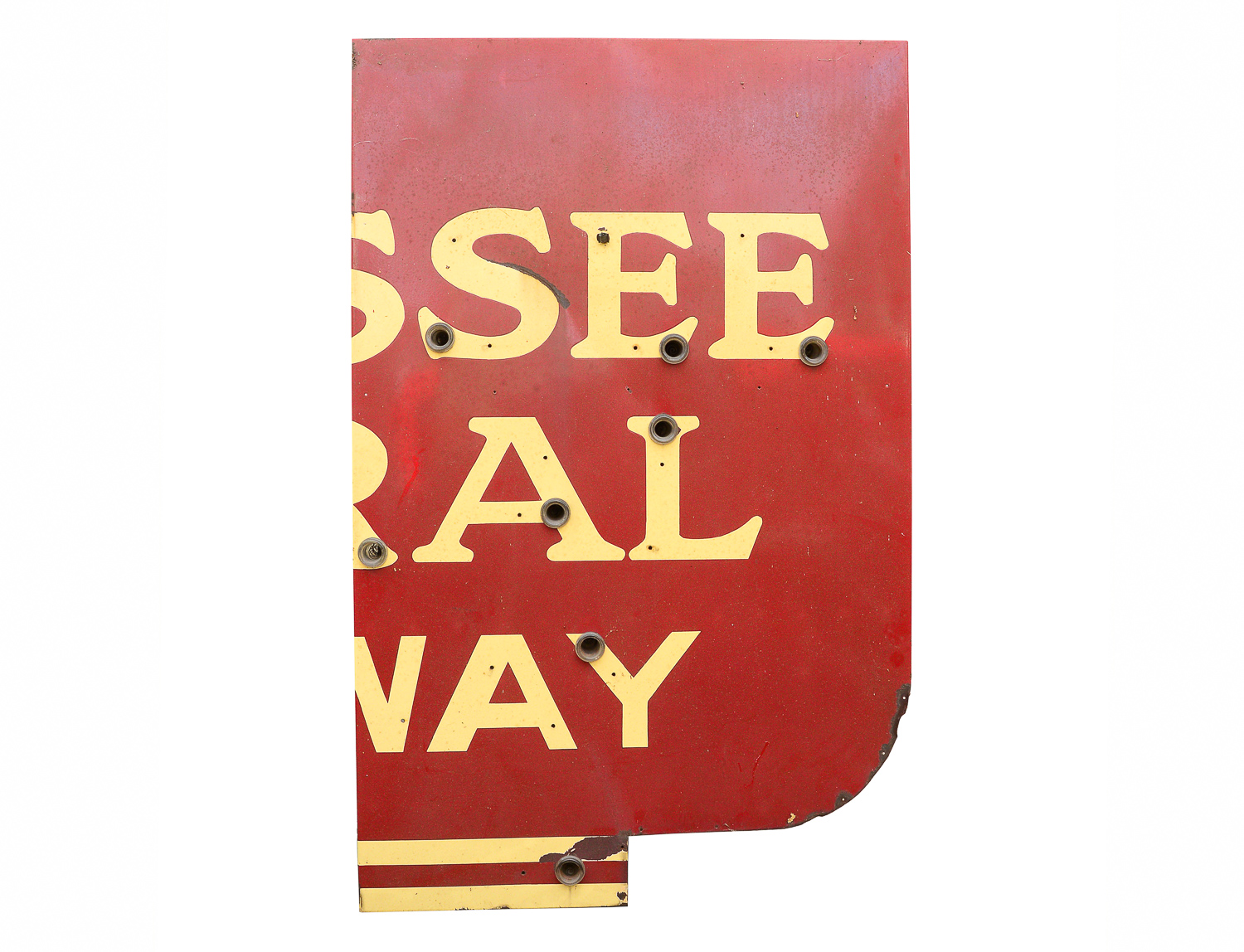 Circa 1940s Tennessee Central Railway Double-Sided Neon Sign