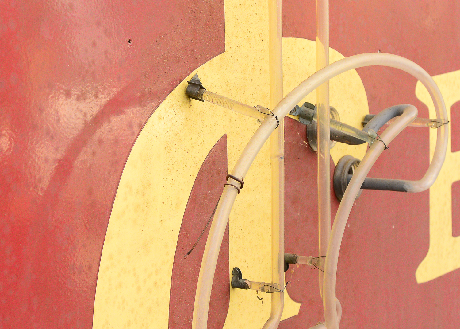 Circa 1940s Tennessee Central Railway Double-Sided Neon Sign