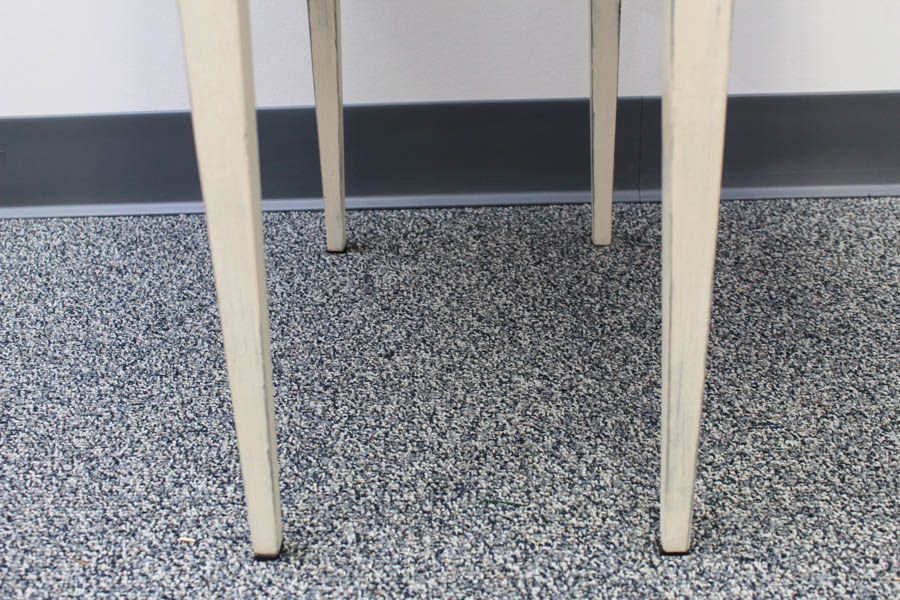 Floral Side Table with Leaves