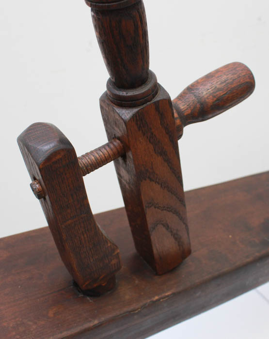 Large Mahogany Spinning Wheel