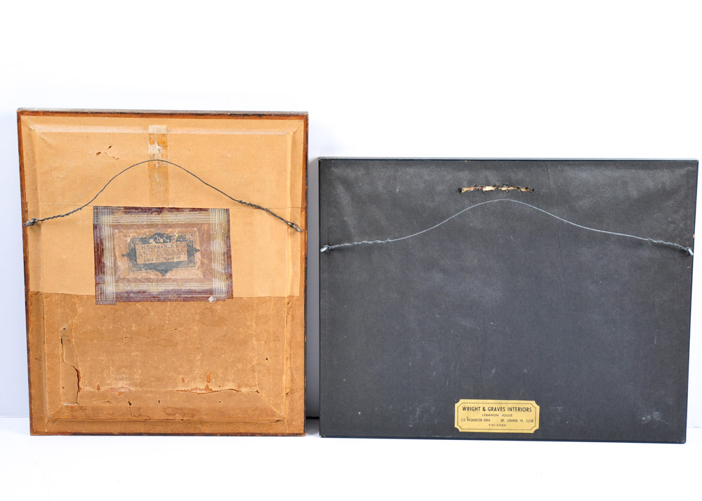 Duo of Vintage Paintings