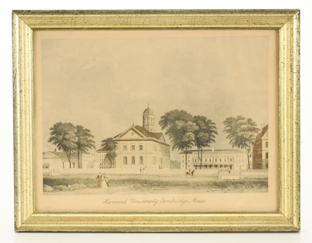 Harvard And Yale College Framed Borghese Lithographs