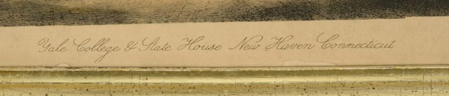 Harvard And Yale College Framed Borghese Lithographs