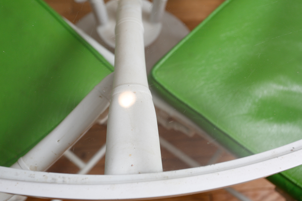 Vintage Meadowcraft Faux Bamboo Kitchen Table with Chairs