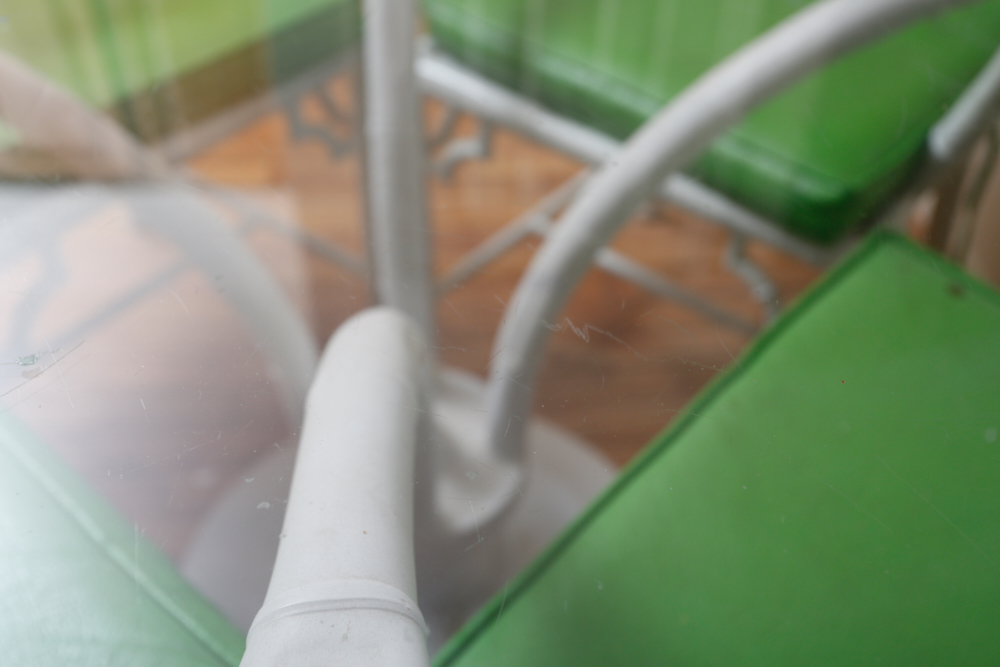 Vintage Meadowcraft Faux Bamboo Kitchen Table with Chairs