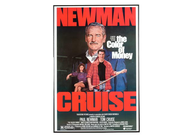 "The Color of Money" Framed Movie Poster
