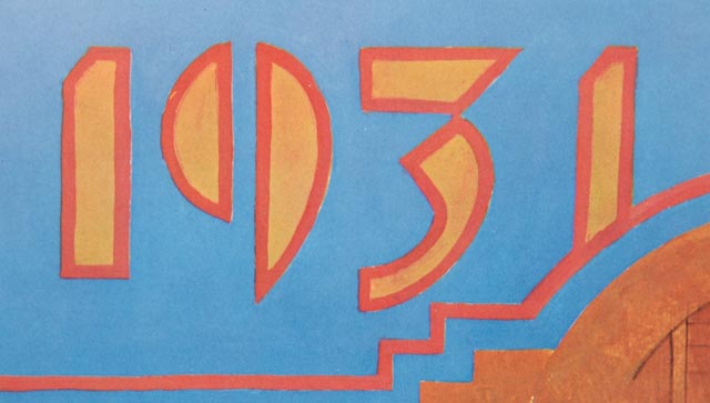 Vintage 1980 Cincinnati Union Terminal Poster