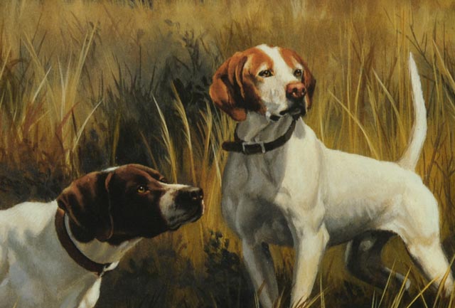 Robert Christie LE Offset Lithograph "Steady to Wing"