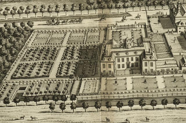 Johannes Kip Bookplate Etching of County of Suffolk