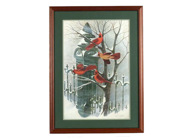 John Ruthven Print "Cardinals"