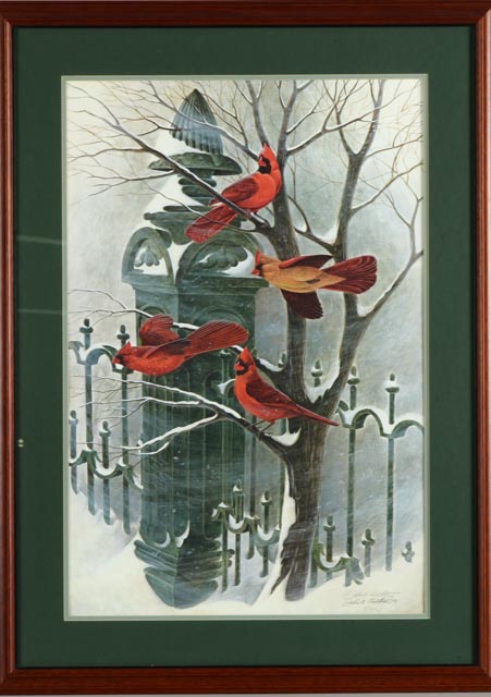 John Ruthven Print "Cardinals"