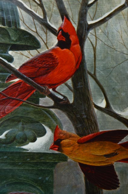 John Ruthven Print "Cardinals"