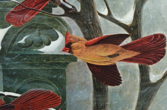 John Ruthven Print "Cardinals"