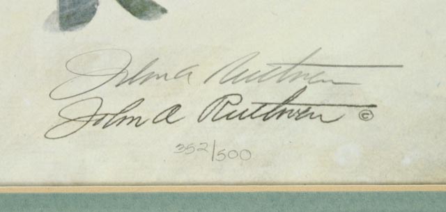 John Ruthven Print "Cardinals"