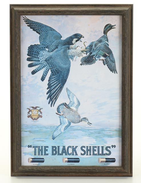 Framed Ammunition Advertising Prints