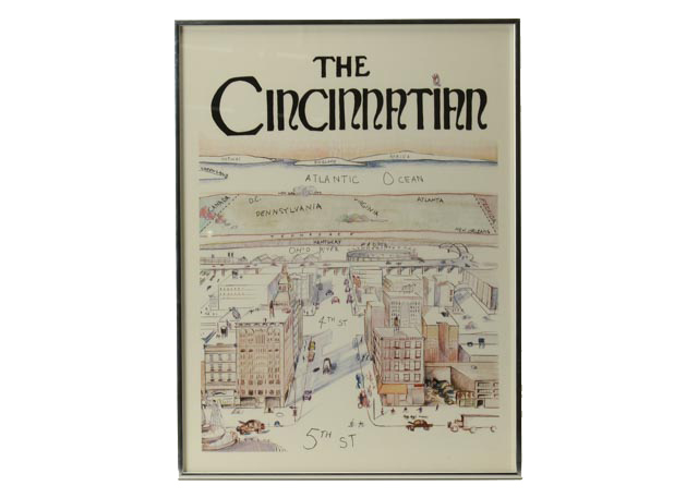 Syd Kramer Satirical Offset Lithograph "The Cincinnatian"