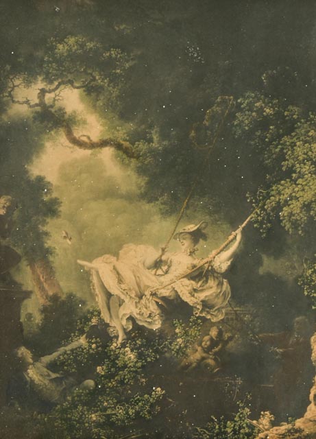 Vintage Trumeau Mirror