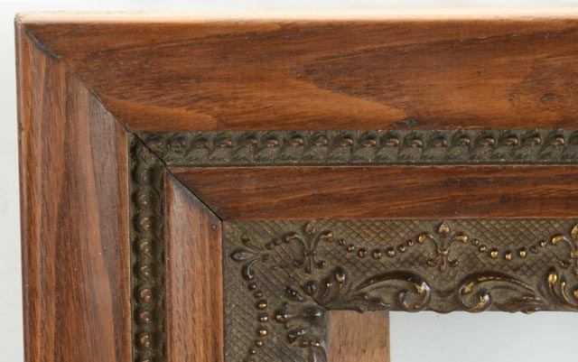 Late Victorian Oak Shadow Box Frame