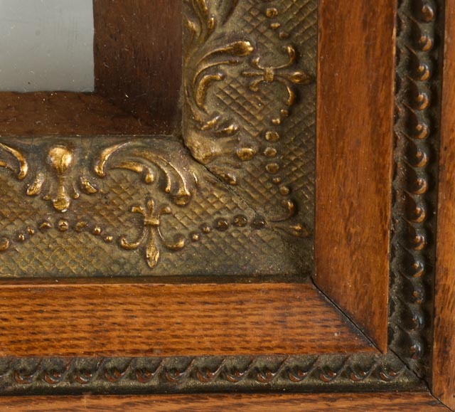 Late Victorian Oak Shadow Box Frame