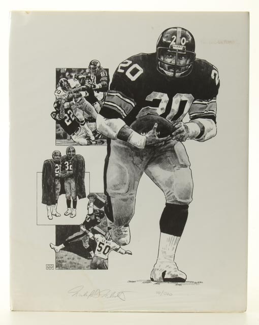 Pittsburgh Steelers Artist Signed Illustrations