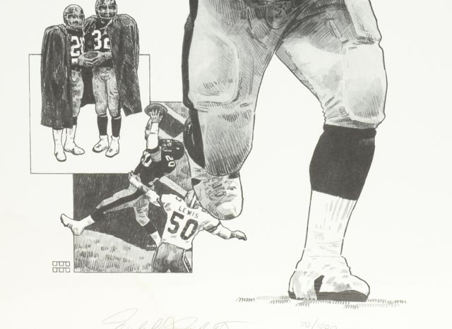 Pittsburgh Steelers Artist Signed Illustrations