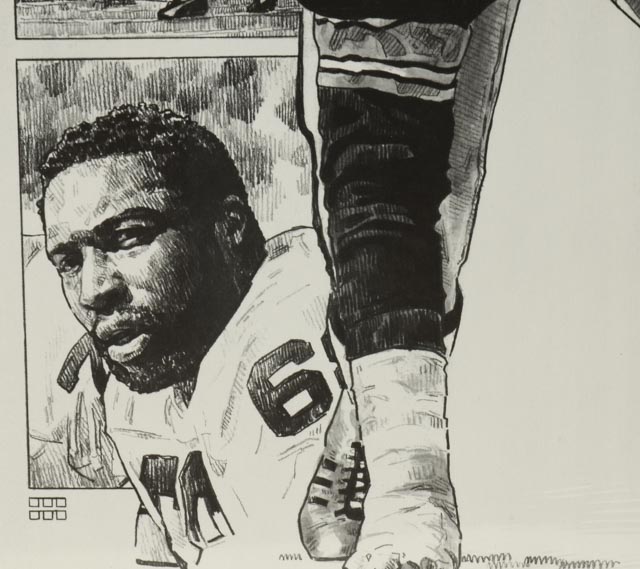 Pittsburgh Steelers Artist Signed Illustrations