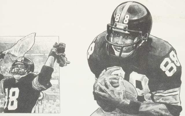 Pittsburgh Steelers Artist Signed Illustrations