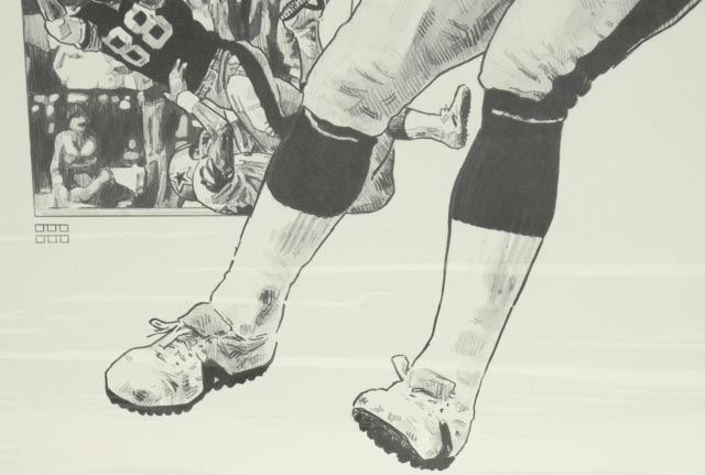 Pittsburgh Steelers Artist Signed Illustrations