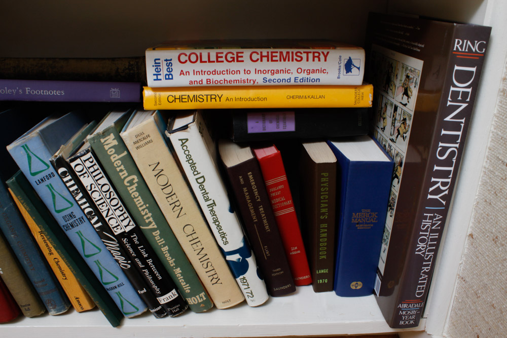 Vintage Dentistry and Chemistry Textbooks