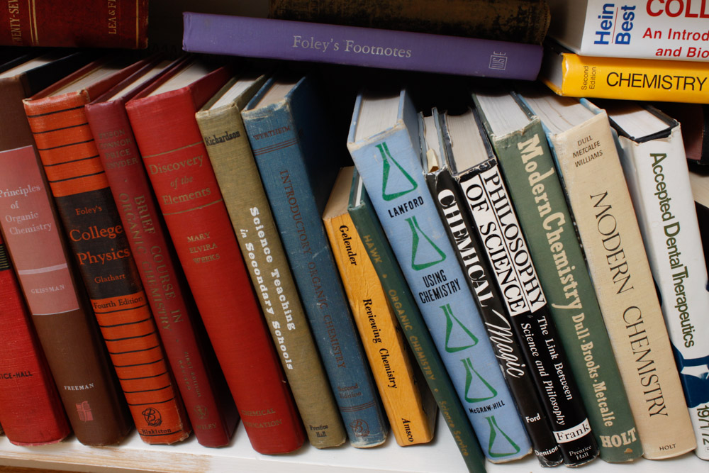 Vintage Dentistry and Chemistry Textbooks