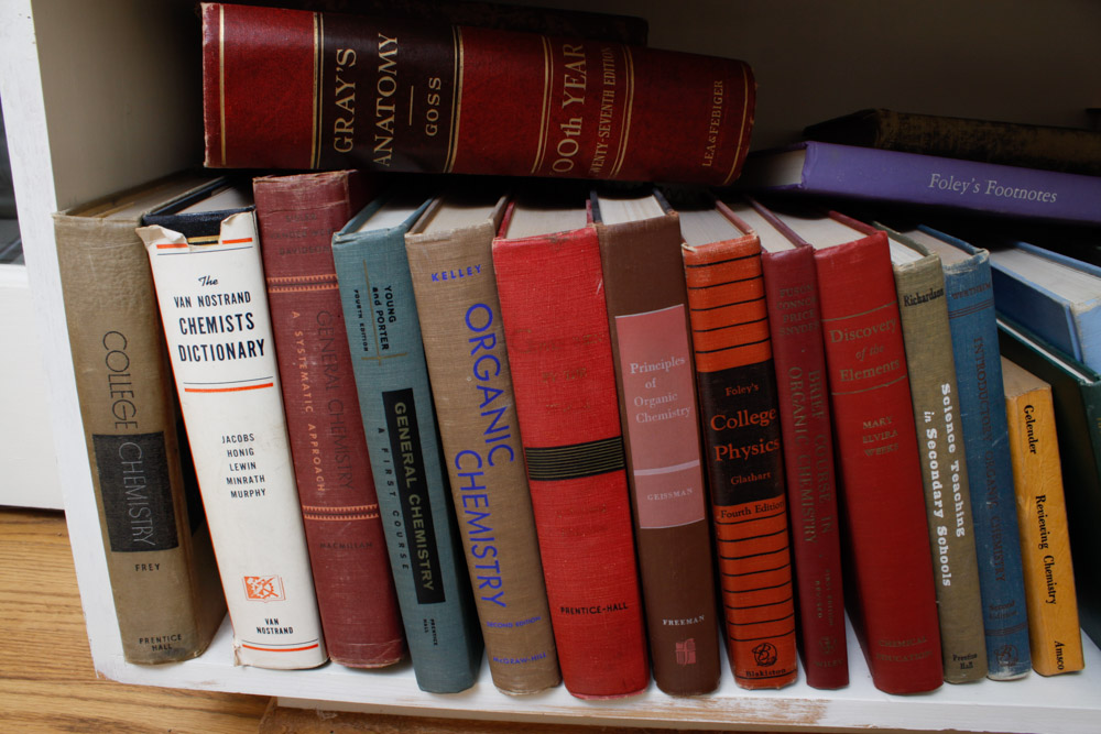 Vintage Dentistry and Chemistry Textbooks