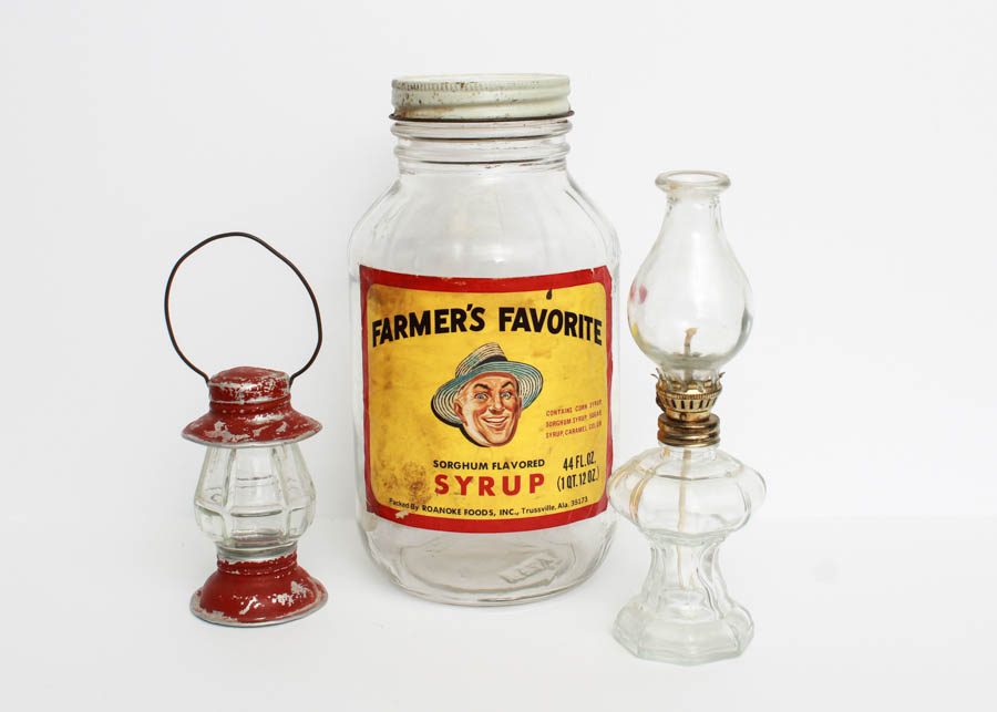 Trio of Decorative Glass Items