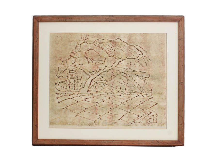 Signed Painting in Wood Frame