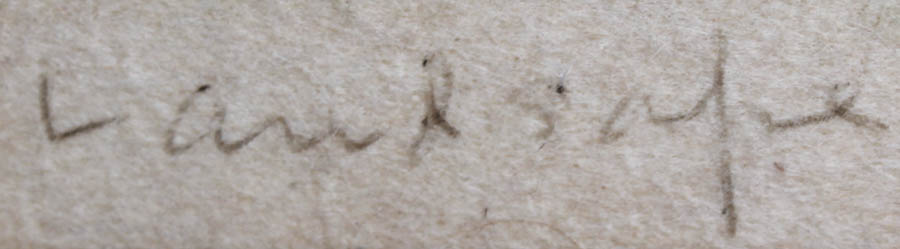 Signed Painting in Wood Frame