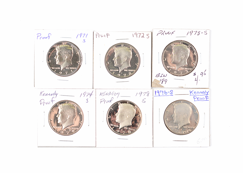 1970s Kennedy Half Dollar Proofs
