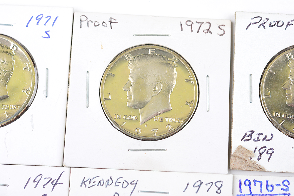 1970s Kennedy Half Dollar Proofs