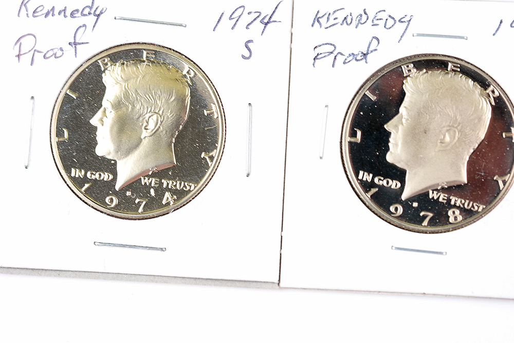 1970s Kennedy Half Dollar Proofs