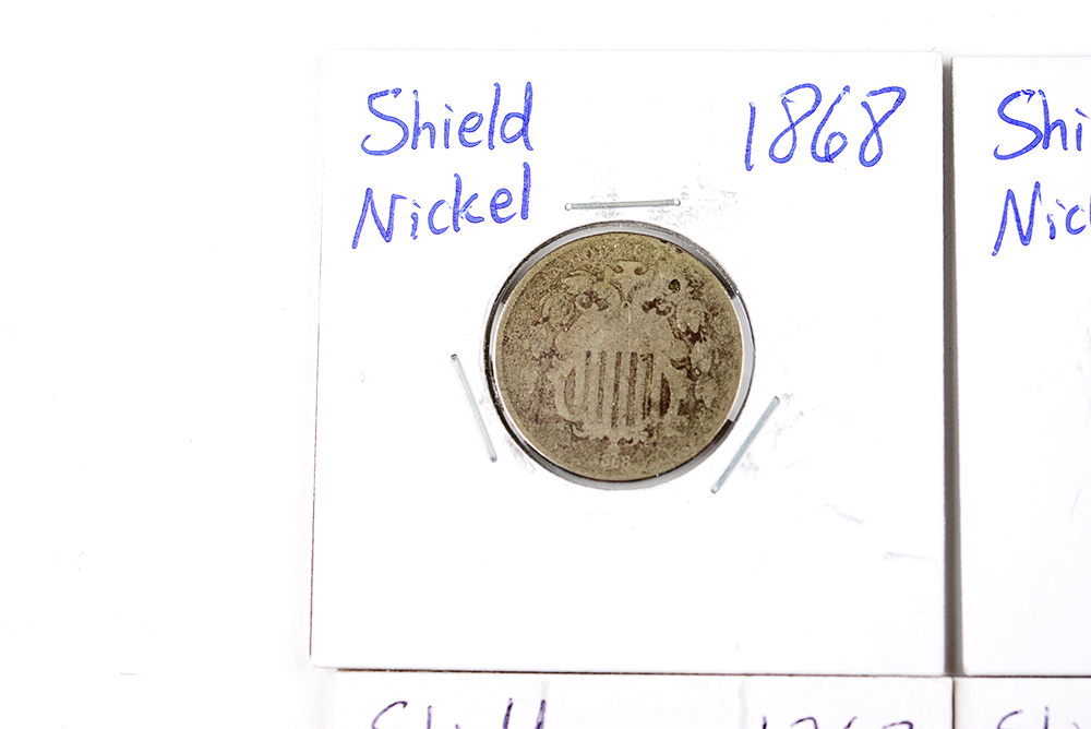 1867-68 Shield Nickels