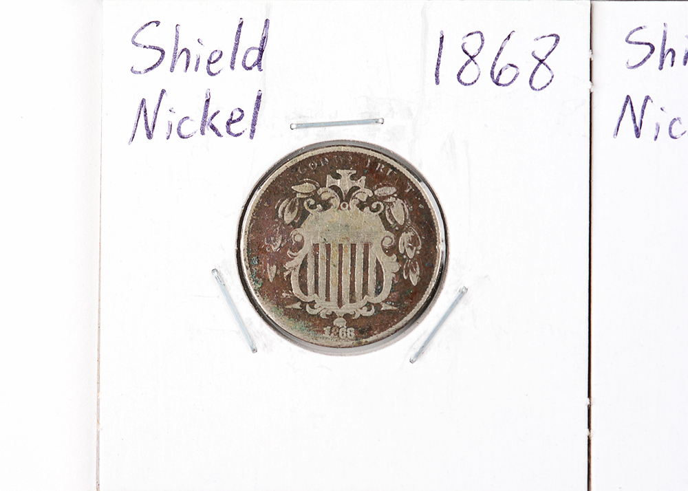 1867-68 Shield Nickels