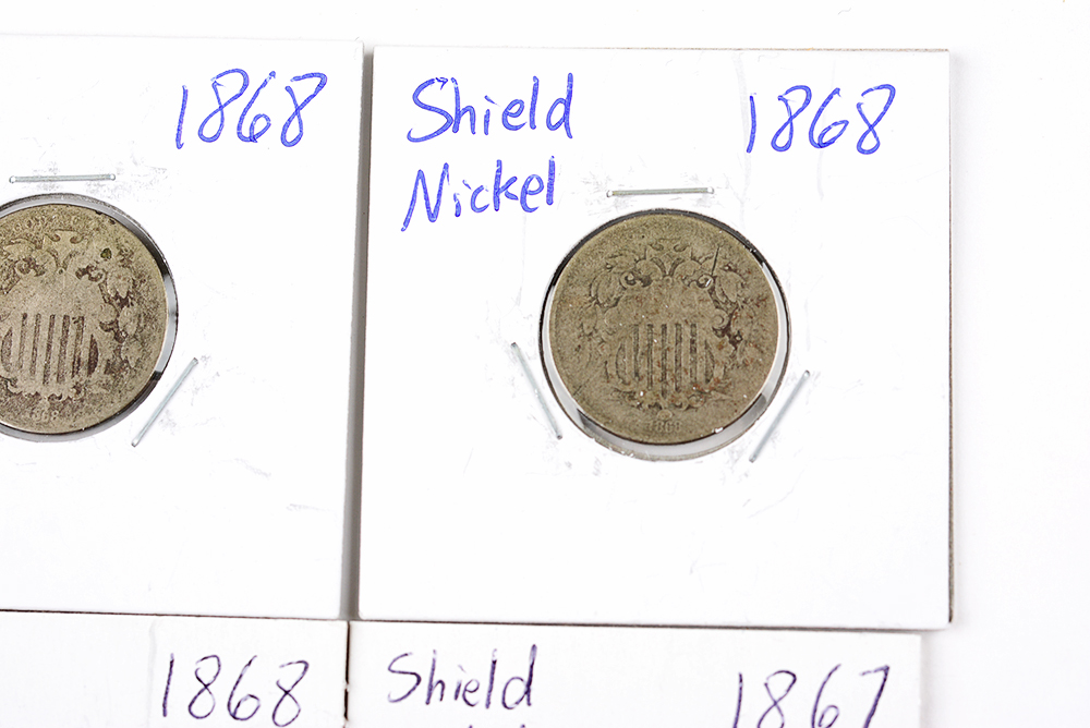 1867-68 Shield Nickels