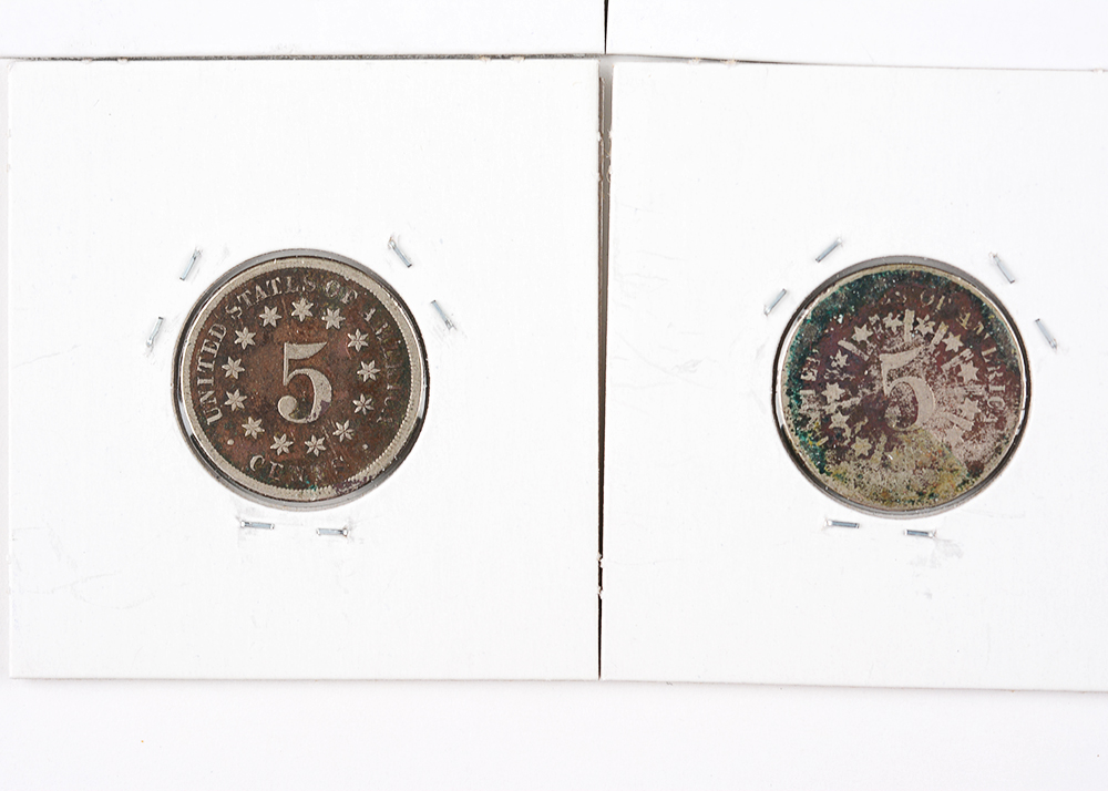 1867-68 Shield Nickels