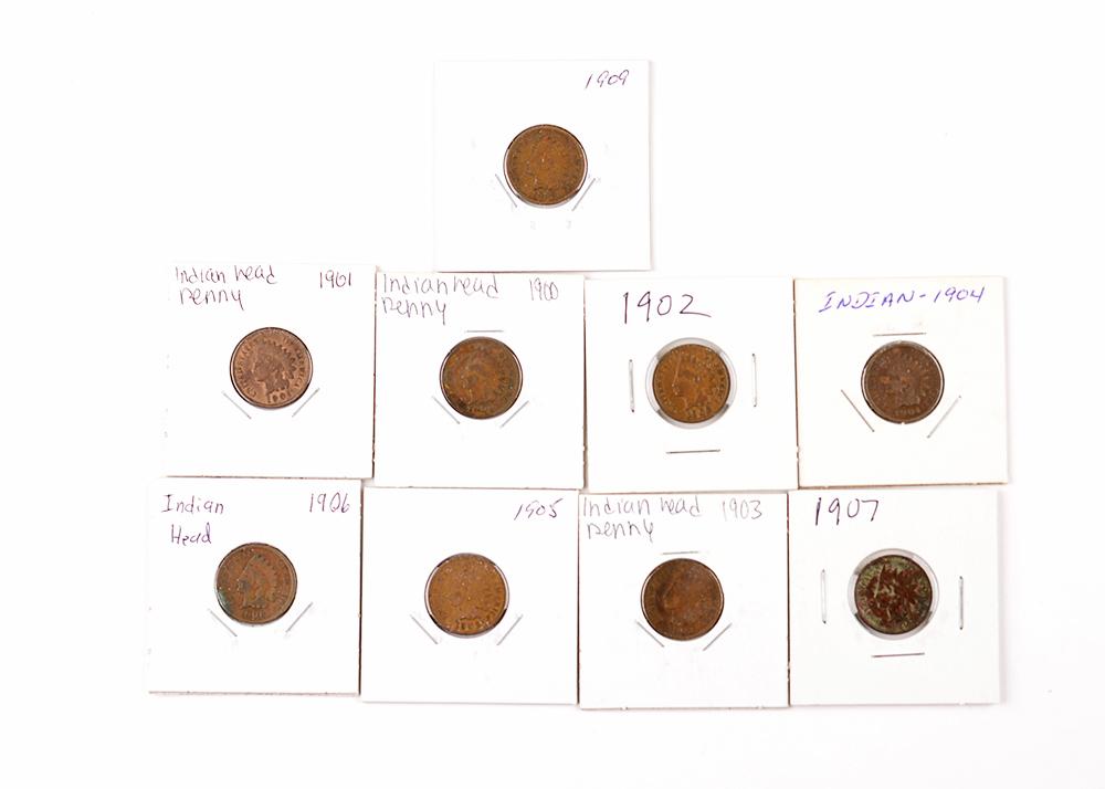 1900s Indian Head Cents